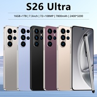 Smartphone S26 Ultra Écran AMOLED Full HD 7,3 pouces 16 Go + 1 To Android 14 Caméra arrière 108 MP Face ID LTE CDMA Espagnol Français