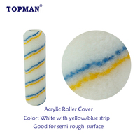 Rouleau de peinture professionnel/industriel de 9 pouces en acrylique pour cadre de cage, idéal pour la peinture intérieure semi-rougeuse, pour un travail de peinture DIY plus rapide et facile.