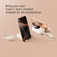 Ucuz güç bankalar 10000mAh hızlı şarj 35W hızlı şarj Powerbank tip-c kablo taşınabilir açık güç bankası