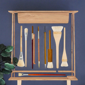 Ensemble de pinceaux à peinture en laine Bview Art, 11 pièces, pinceaux pour huile, acrylique, aquarelle, pinceaux d'artiste avec boîte de transport, outils de peinture - Product Image 5
