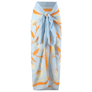 In Stock Custom Print Wholesale Women Sarong <strong>Beach</strong> <strong>Cover</strong> <strong>up</strong> <strong>Wrap</strong> Skirt - Product Image 5