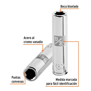 Master con 24 unità 9/32 'presa lunga, 6 punti, 1/4 'drive, Truper - Product Image 2