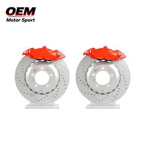 Nouveau système de freinage complet OEM MOTOR SPORT rouge, mise à niveau avec étriers monobloc en fonte 10+4 pistons pour modèles haute performance 1 - Product Image 1