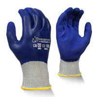 Guantes de Trabajo XINGYU de Nailon de Calibre 13 con Látex Espumado, Resistentes a las Manchas, Antideslizantes, Guantes de Protección para Almacenes, Construcción y Logística