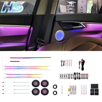 Kit d'éclairage d'ambiance pour l'intérieur de la voiture, écran 64 couleurs, bouton de commande, panneau de commande par application pour BMW Série 1 F52 F40 2016-2023 Hatchback