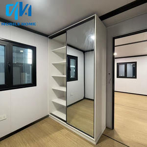 Luxus 40Ft 20Ft Container haus Einfach zu bauen Erweiterbares Fertighaus 2 Schlafzimmer Tragbares Fertighaus - Product Image 6