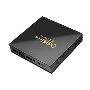 NOUVEAU Q96 MAX Smart TV Box Android 11 Amlogic S905L Quad Core 2.4G WIFI 4K Set Top Box 8GB + 128GB Media Player H.265 Home Cinéma