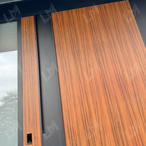 <span class=keywords><strong>Maison</strong></span> personnalisée de luxe au design britannique Portes extérieures extérieures en bois insérées Porte d'<span class=keywords><strong>entrée</strong></span> principale moderne Pivot en bois de 1470mm - Product Image 5