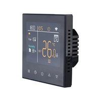 Termostato Inteligente WiFi con Pantalla Táctil TFT de 16A/3A para Calefacción por Suelo Radiante, Control por Aplicación Tuya, para Hogar/Apartamento/Hotel, Uso con Caldera de Gas
