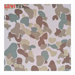 OEM ODM 50%Cotton 50%Nylon 220Gsm Ripstop IRR Anti-infrared Camouflage Fabric For Training Clothes