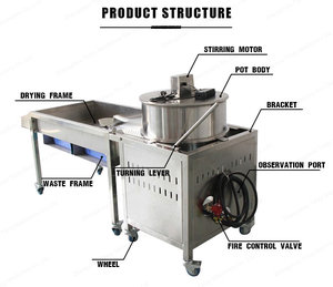 Máquina Industrial grande de alta calidad para palomitas de maíz, máquina de palomitas de maíz, máquina para hacer palomitas de maíz con diferente capacidad - Product Image 5