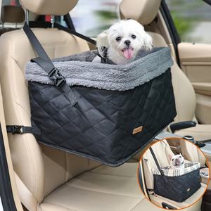 Wholesale Fashion Luxury Portable Reversible Pet Bed Customized Logo Durable Polyester Zipper Safety Booster <b>Dog</b> <b>Car</b> Seat <b>Cover</b> - Product Image 4
