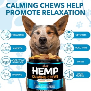 Golosinas para Perros con Sabor a Pato y Carne de Res, para Aliviar la Ansiedad y el Estrés, Marca Privada OEM/ODM, con Cáñamo, Masticables, para la Relajación de los Perros - Product Image 2