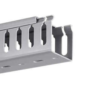 スロット付き50*50デスクトップケーブルオーガナイザーケーブルトラフ配線アクセサリープラスチックケーブルトレイハロゲンフリートランキング - Product Image 3