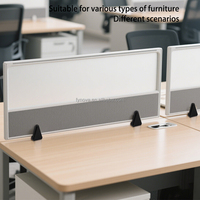 Soporte Ajustable Fynova para Pantalla de Escritorio, Abrazadera de Aleación de Aluminio para Separador de Pantalla, Clip de Vidrio para Escritorio de Oficina, Soporte Triangular para Pantalla