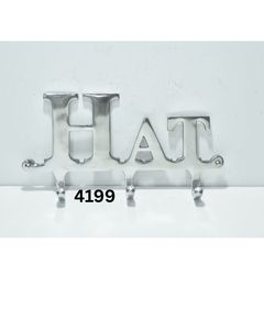 Hat <b>Wall</b> <b>Hook</b> Modern Metal <b>Hook</b> <b>Rack</b> for Hats Caps Keys Coats & Entryway Home Decor Handmade Home Decor by Unica Artware - Product Image 2