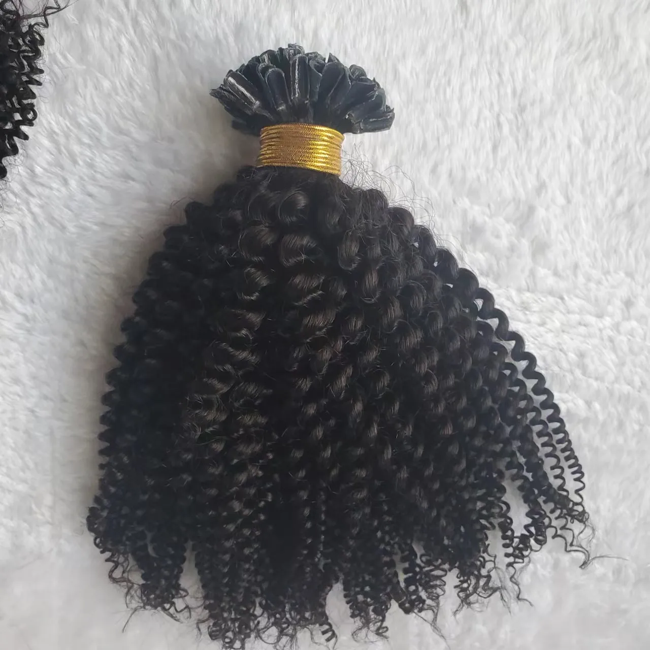 100% wholesale price virgin human hair remy human hair new coming top quality products afro kinky curly u tip hair extensions