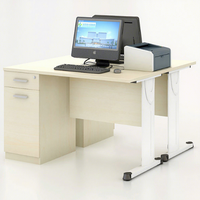 Ensemble de mobilier de bureau moderne, personnalisable, écologique, en bois recyclable, à faible coût, pour hôpital, avec bureau d'ordinateur extensible et chaise