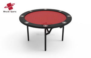 Hiện đại 8-Player gấp Poker bảng màu Đỏ sòng bạc bố trí có thể gập lại bàn cho blackjack & Poker trò chơi - Product Image 5