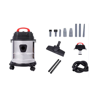 Aspirateur sec humide industriel d'acier inoxydable de moteur robuste de l'entrepôt 15-45L d'atelier d'usine pour le lavage de voiture