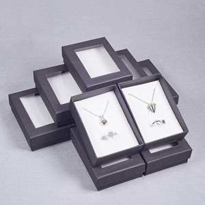 Venta al por mayor de cajas de joyería por parte de los fabricantes Tian Di Gai, caja de joyería con ventana transparente, especificaciones personalizables - Product Image 2