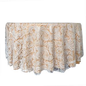 Sovrapposizione di tovaglie di nozze fantasia di nuovo Design per la festa nuziale - Product Image 2