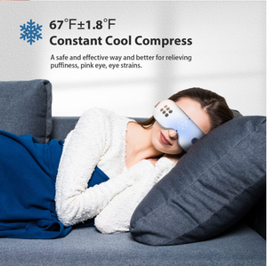 Nhanh chóng lô hàng lạnh trị liệu điện có thể gập lại nước nóng Sonic chăm sóc mắt mặt massager điều trị với nhiệt nén bọng - Product Image 2