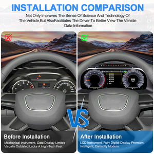 NaviHua Nuevo Panel de Instrumentos Digital para Automóvil, Velocímetro Automático con Sistema Linux, Carplay, Pantalla LCD, Cabina <span class=keywords><strong>Virtual</strong></span> para <span class=keywords><strong>Audi</strong></span> <span class=keywords><strong>A4</strong></span> 2013 2016 - Product Image 2