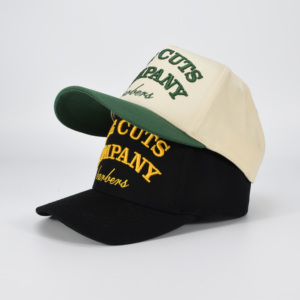 Gorra de Béisbol de Cinco Paneles Personalizada con Bordado de Dos Tonos, Gorra Trucker de Algodón con Logotipo Personalizado para Equipos, Venta al Por Mayor - Product Image 2