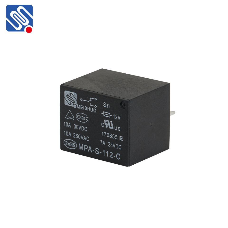 Meishuo MPA-S-112-C 15A 10A 5-Pin 12V/24V PCB Relay Change-over Sealed T73 Home Appliances Electromagnetic Relay Theory