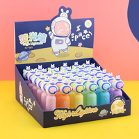 Grosir alat tulis sekolah pola penanda stabilo pena cap Mini Unicorn kepala kartun lucu