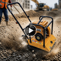 Composants essentiels du moteur de compacteur de plaques d'asphalte et de sol de petite taille, de haute qualité, alimentés par des moteurs à essence et diesel, 5,5-6,5 CV