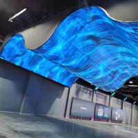 Panneau LED circulaire rond bon marché P3 cercle personnalisé panneau d'écran LED souple Pantalla P2 P2.5 P3 P4 affichage mural vidéo LED flexible