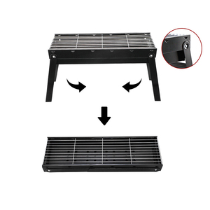 Venta caliente tipo carbón <span class=keywords><strong>barbacoa</strong></span> Metal plegable <span class=keywords><strong>barbacoa</strong></span> parrilla Charbroiler para Camping Picnics fiesta en la playa - Product Image 4