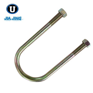 Bu Lông Mạ Kẽm Tie Xuống U Vuông Bu Lông Bu Lông Thép M10-M36 Chất Lượng Cao U Kẹp Thanh Mặt Đất Kẹp U Bolt - Product Image 1