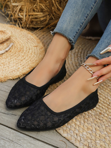 <span class=keywords><strong>Scarpe</strong></span> Basse Comode da Donna Autunno 2026, Modello Slip-On a Punta, Antiscivolo, alla Moda, Taglie Grandi per Matrimoni e Feste - Product Image 4