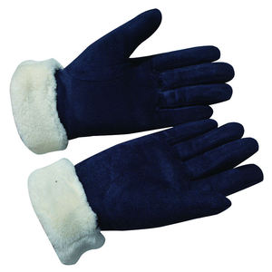 Winter Women Suede <b>Gloves</b> Custom Logo Lady Autumn <b>Warm</b> Thick <b>Glove</b> Velvet and Fur <b>Gloves</b> Outdoor - Product Image 4