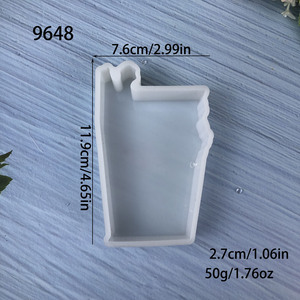 แม่พิมพ์เรซิ่นซิลิโคนทำมือ สำหรับงาน DIY สไตล์อินส์ ของตกแต่ง และอุปกรณ์ทำเค้ก สำหรับงานเรซิ่น แม่พิมพ์ปูนปลาสเตอร์ - Product Image 5