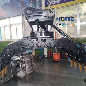 Escavatore Grapples accessori idraulico rottami in acciaio grappolo di legno grappolo rotante Rock Log <span class=keywords><strong>Grabber</strong></span> per la vendita - Product Image 1