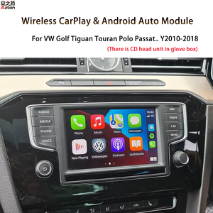 Apple CarPlay installé sur Golf MK7 Polo 6 7, solution de mise en miroir du téléphone Android Auto pour VW MQB, rétrofit stéréo, caméra de recul - Product Image 2