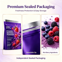 SYC BIO Power Berries & Seeds Blend, soutien immunitaire naturel, smoothie pour adultes, formule nutritive, 150 g, 30 portions