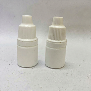 Botella Cilíndrica Blanca de Plástico PP con Gotero, 5-15 ml, para Uso Cosmético, Fondo Plano, Tapa Sellada, Imprimible, APS C0078 - Product Image 1