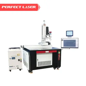 Perfecte Laser 2000W Desktop Metaal Roestvrij Staal Koolstofstaal Aluminium Zink Laser Lasstraallasmachine