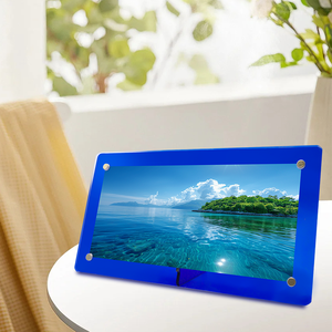 Trong suốt Acrylic khung ảnh đứng với nam châm để hiển thị photocards trong văn phòng hoặc trang trí máy tính để bàn nhà - Product Image 6