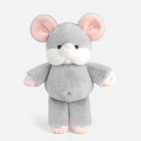 Peluche animale mignonne personnalisée en stock, super douce, rembourrée en coton PP, anti-stress, pour enfants