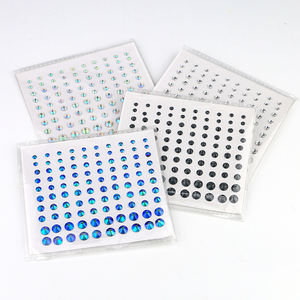 Non toxique mode strass gemmes cristaux perles autocollants Festival diamants pour le maquillage du visage - Product Image 3