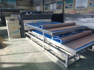 Chế biến thủy tinh EVA cán dây chuyền sản xuất mô-đun quang điện nhiều lớp lò gốm gạch thủy tinh thiết bị cán - Product Image 3