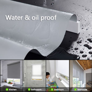 ZSHINE Persianas enrollables inalámbricas sin perforación Persianas enrollables de sombreado de cocina transparente Cortina de ventana de dormitorio transparente - Product Image 6