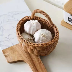 Cesta de Mimbre Hecha a Mano Personalizada para Recuerdos de Boda, Cesta Delantera para Bicicleta, Cesta Decorativa para el Hogar - Product Image 4