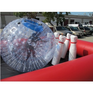 Piste de <span class=keywords><strong>bowling</strong></span> humaine gonflable avec boules de <span class=keywords><strong>bowling</strong></span> géantes - Product Image 3